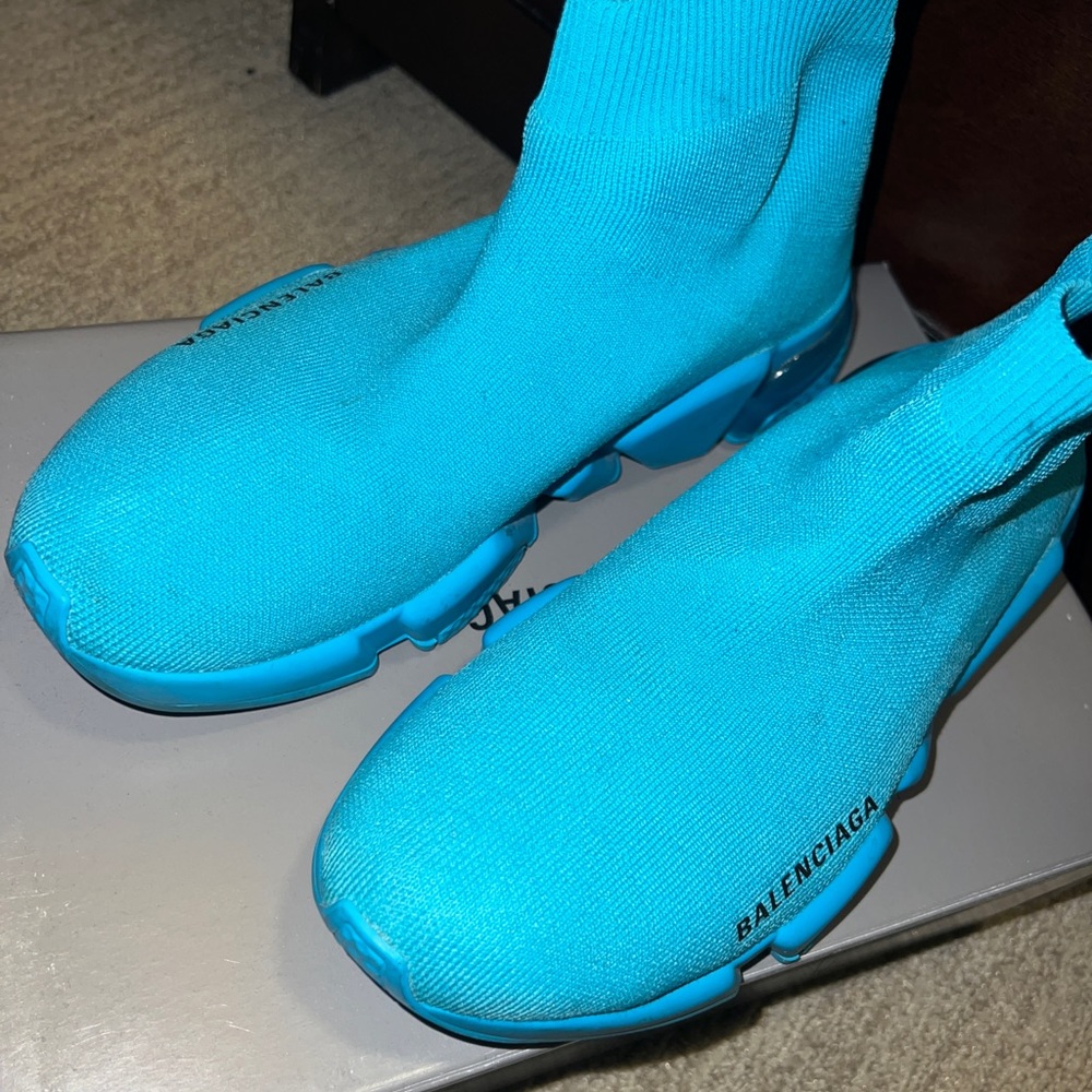 Balenciaga Runners (Turquoise) size 9 women